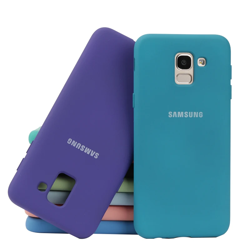 Чехол для Samsung Galaxy J6 2018 чехол J600 J600F мягкая задняя крышка из жидкого силикона Plus J610F