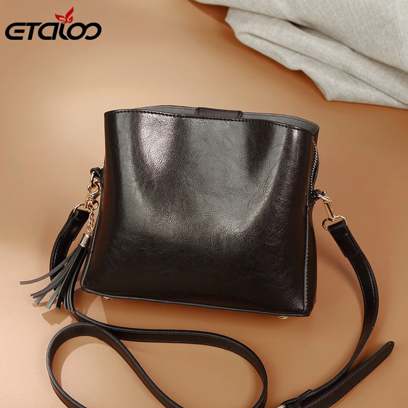 Рекламные сумки сумка через плечо с кисточкой женская сумка-мешок из