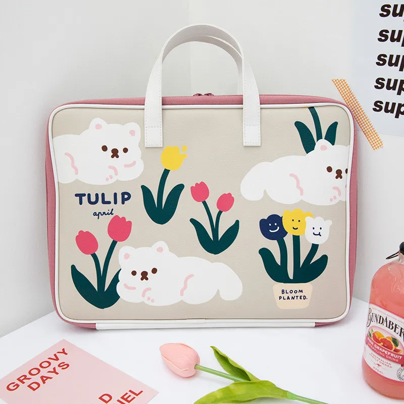 Milkjoy Bentoy Kawaii сумки для ноутбука с цветком Macbook 13 3 дюймов HUAWEI Matebook PU кожаный