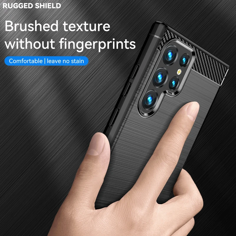 For Samsung Galaxy S22 Ultra Case Soft Silicone Case For Samsung S22 Ultra Case Armor Rubber Cover For Galaxy S22 Plus Ultra