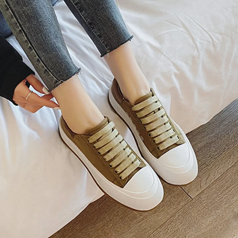 

KemeKiss New Women Fashion Sneakers Round Toe Cross Strap Outdoor Shoes Casual Ladies Footwear Spring Size 34-40