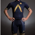 Синий триатлонный Мужской трикотажный костюм для профессиональной команды 2020, велосипедный трико, велосипедный спортивный комплект, одежда, кожный костюм для горного велосипеда