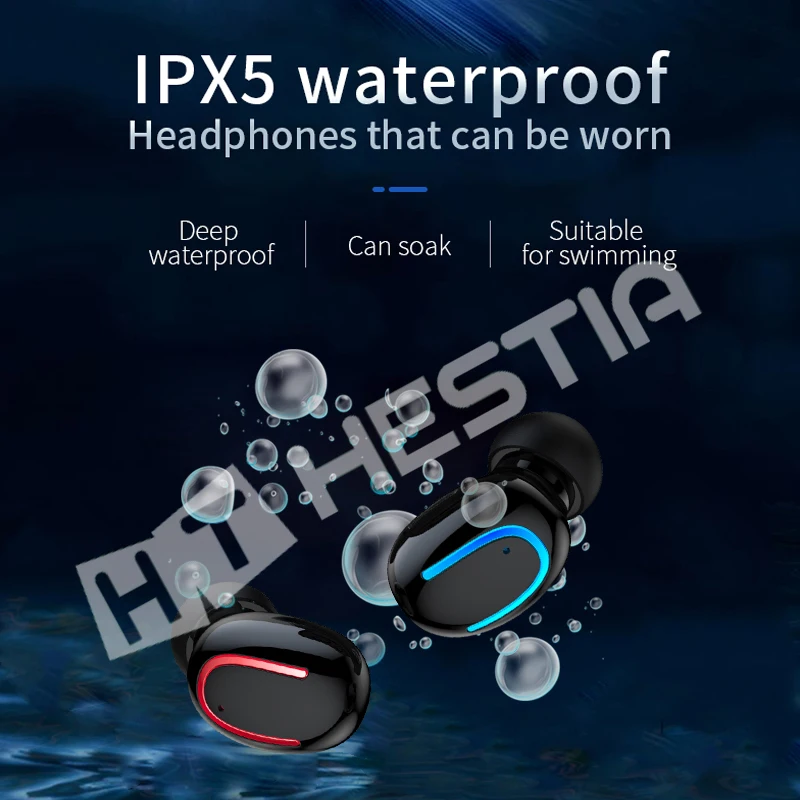 HBQ Q32, Bluetooth наушники, TWS, беспроводные наушники, наушники True Blutooth, Bloototh, гарнитура Bleutooth 5,0, наушники для IPhone