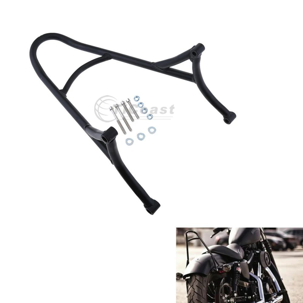 

Motorcycle Black Short Detachables Passenger Backrest Sissy Bar For Harley Sportster XL Iron Nightster 883 1200 48 2004-2020