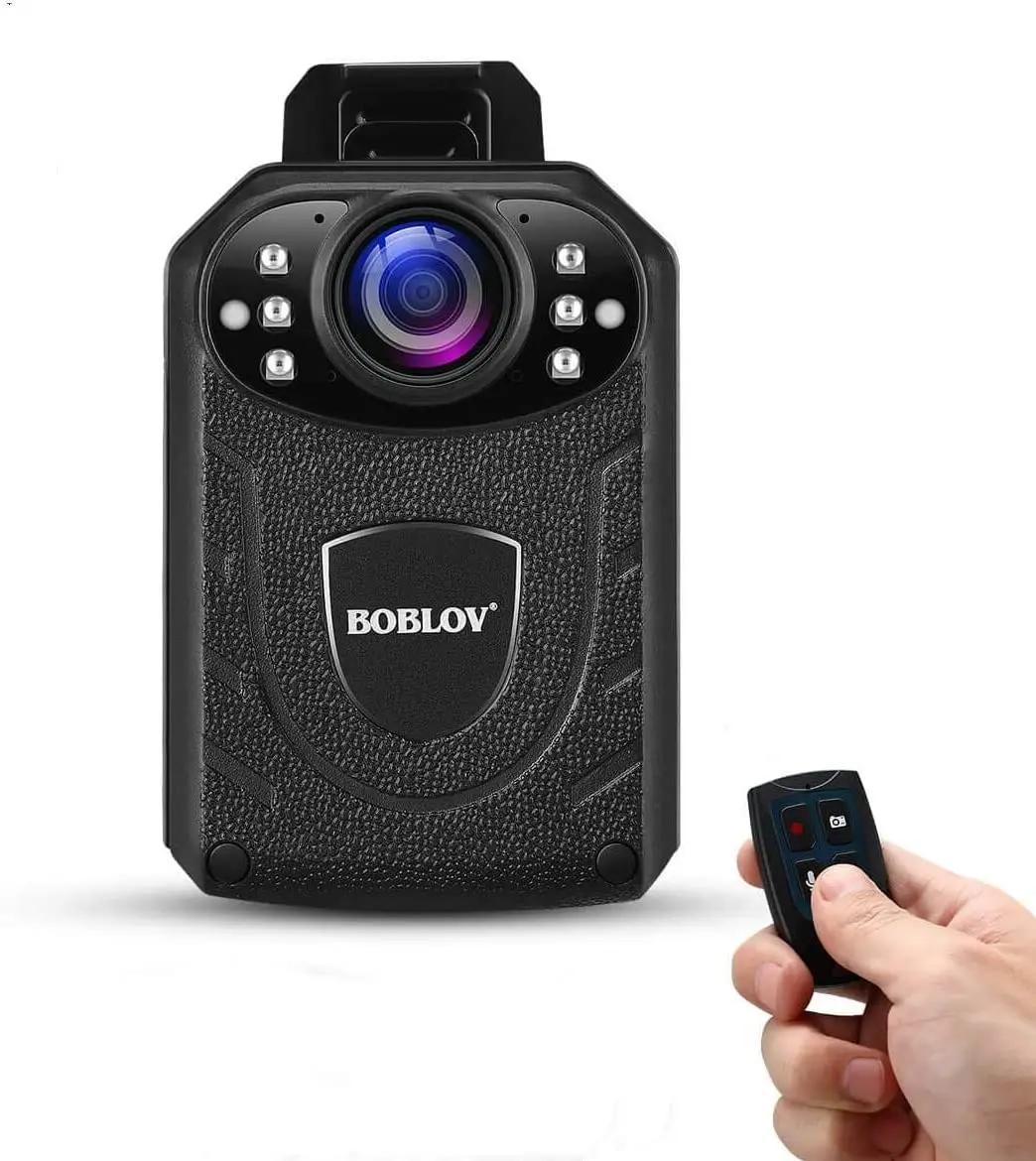 Полицейская мини-камера BOBLOV KJ21 Pro камера видеонаблюдения HD1296P с ночным видением