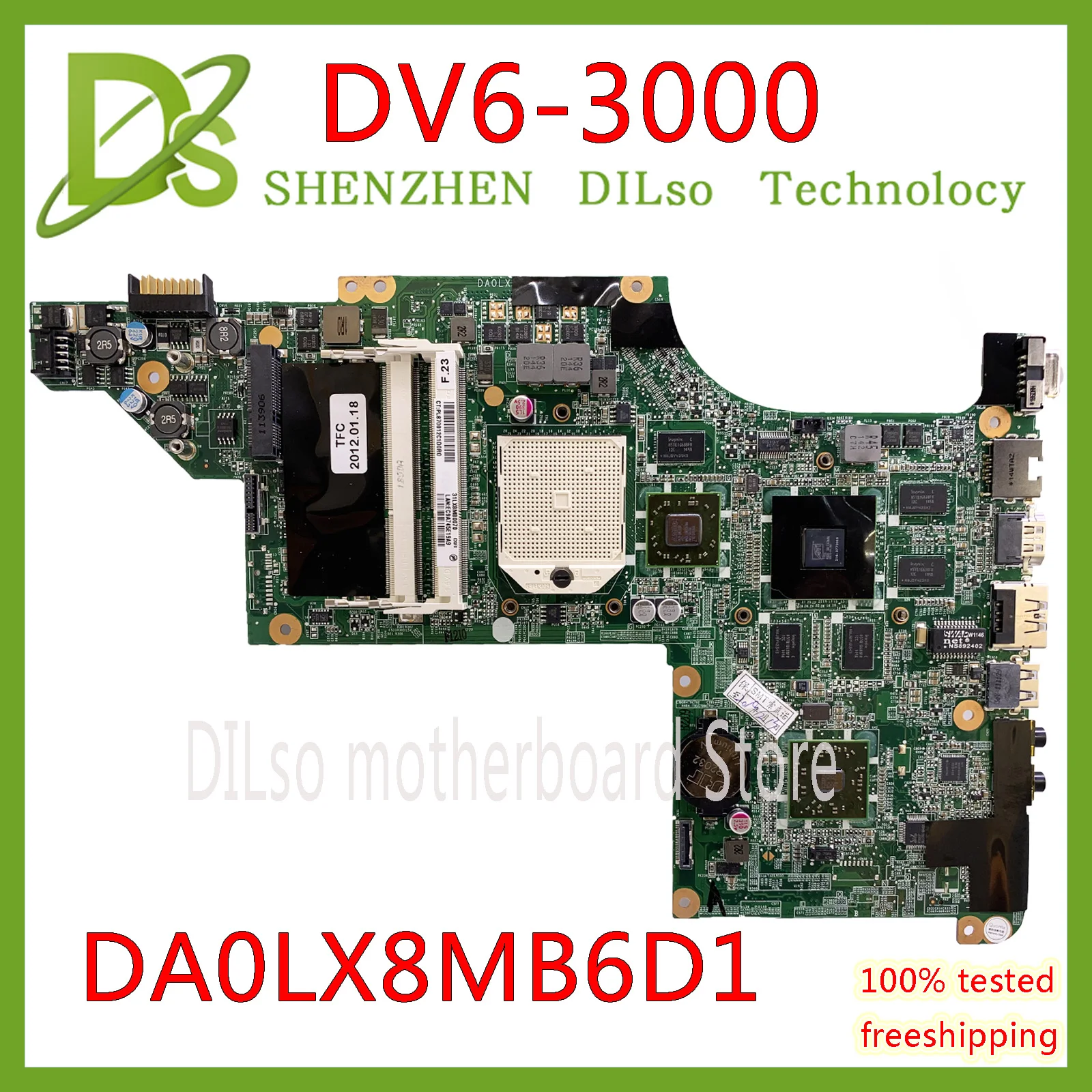 KEFU DV6-3000 материнская плата для hp Pavilion DV6-3000 материнская плата DA0LX8MB6D1 31LX8MB0070 материнская плата для ноутбука MB