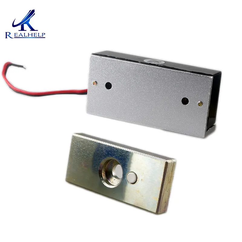 

60kg 100lbs Force 12vdc Visible Installation Cabinet Magnetic Lock Mini File Cabinet Lock Small Maglock Single Door Access