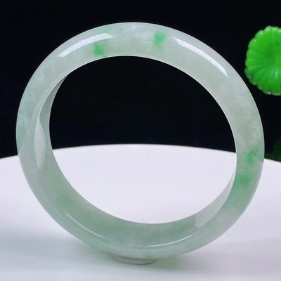 

Браслет из натурального бирманского светильник кого нефрита 54-64 мм, Элегантные украшения принцессы, лучший подарок для подруги, матери