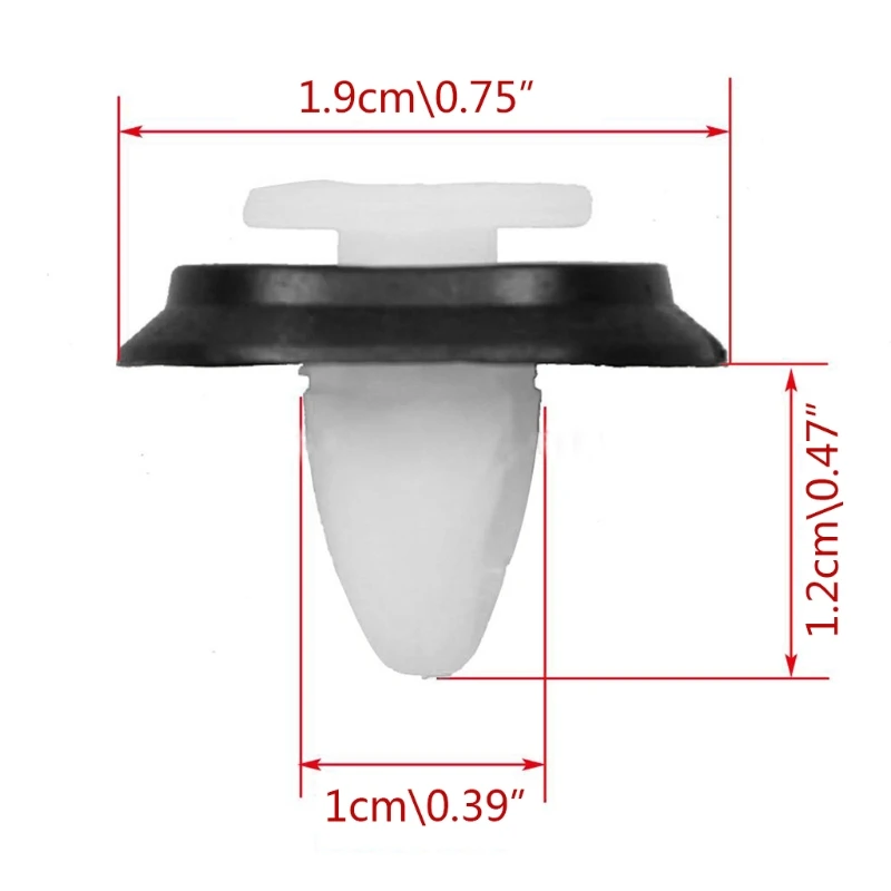 

Wholesale NEW 50pcs Exterior Side Moulding Rub Bumpstrip Lower Door Trim Clips For Fiat For Ducato High Quality