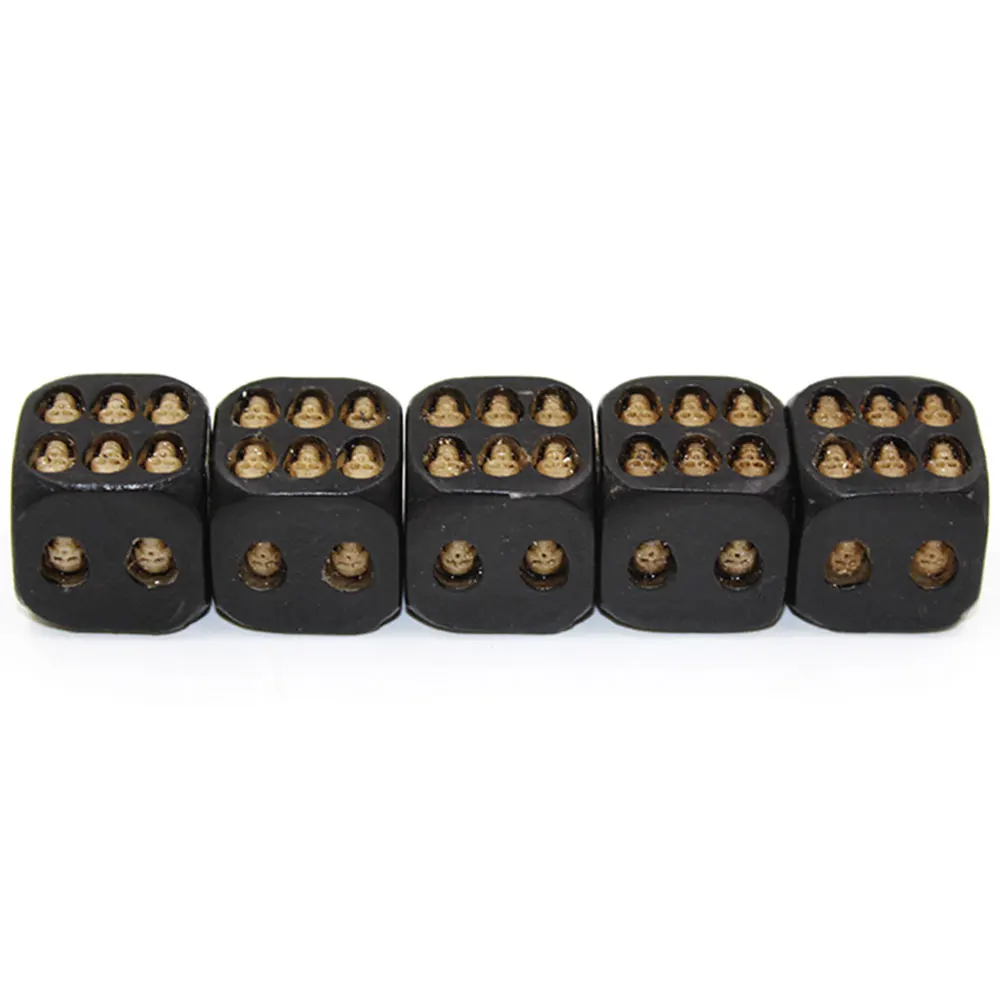 Skull Dice Galloping Dominoes Poker Game 5PCS Resin Deluxe Amusing Stimulating Club Bar KTV Devil Party Gambling | Спорт и