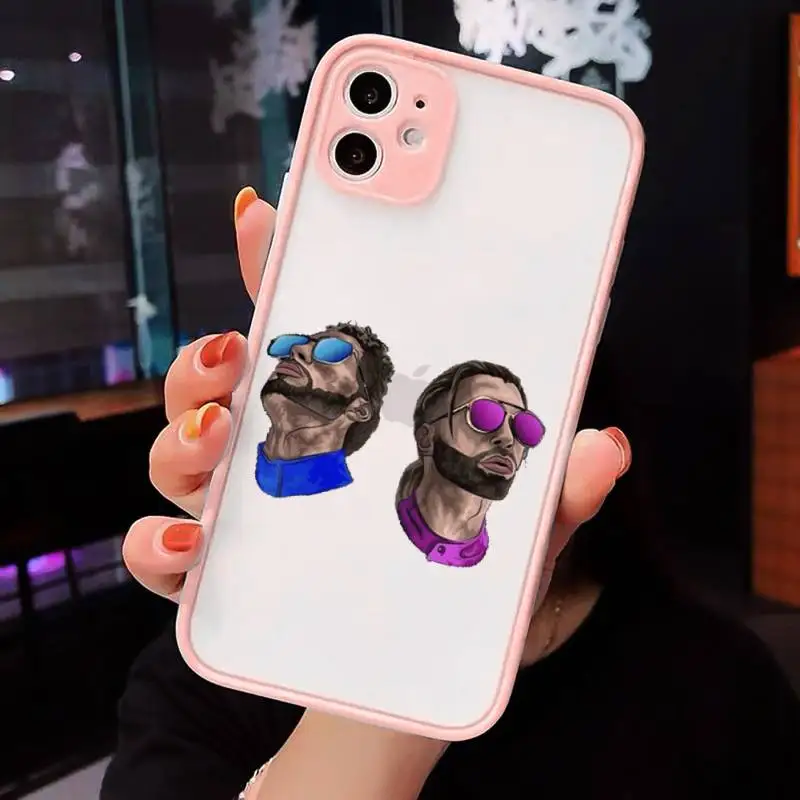 

PNL QLF Phone Case Matte For iPhone 12 Mini 11 Pro XR XS Max 7 8 Plus X Hard PC Back Cover