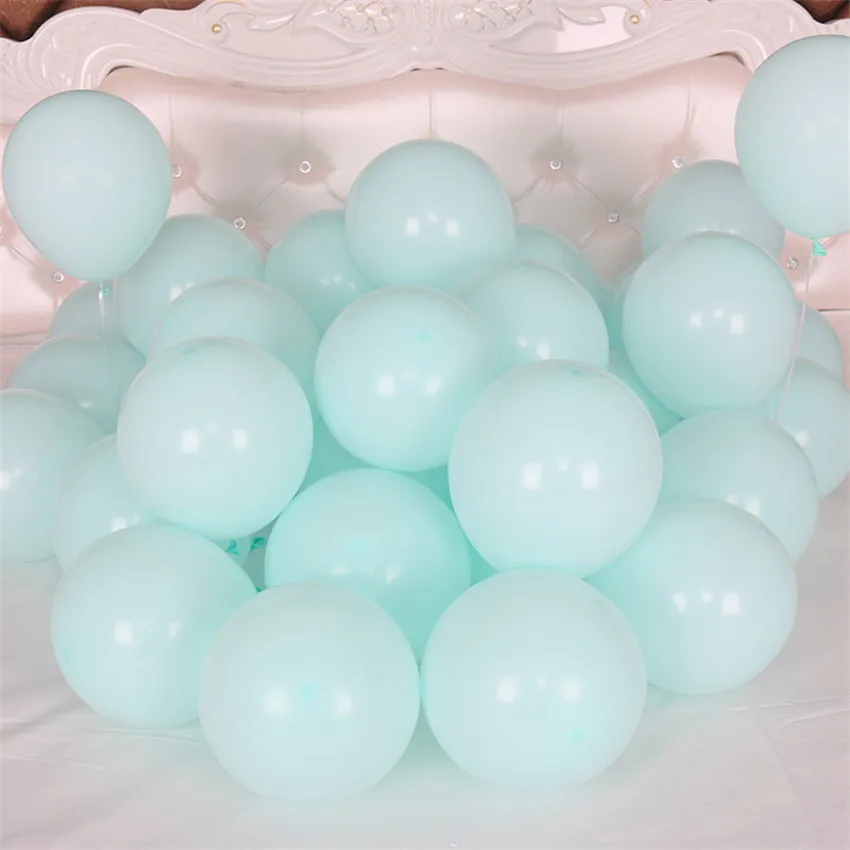 100pcs Thicken 10 inch Macaron Latex Helium Balloons Candy Color Balls Wedding Baby Bridal Shower Party Event Birthday Decor | Дом и сад