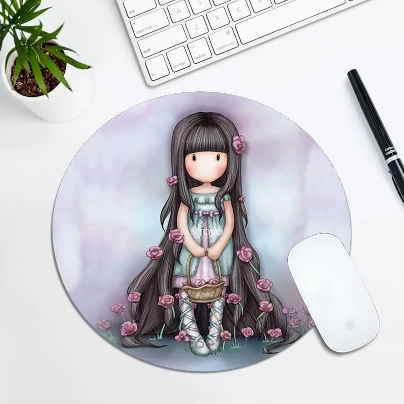 

Santoro Gorjuss Mouse Pad Gamer Anime Mousepad Gaming Accessories Mouse for Computer Mat Cabinet Mausepad Pad on the Table