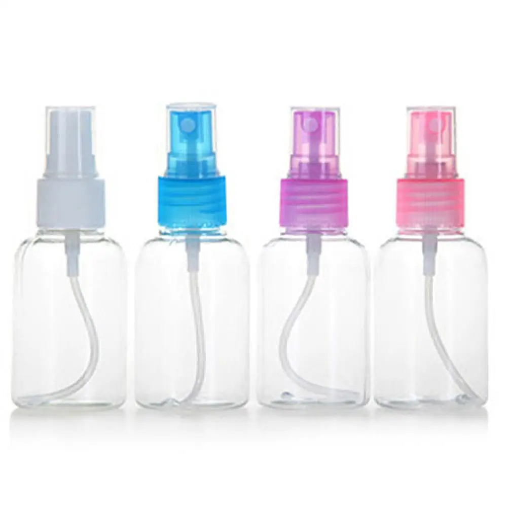

5Pcs Refillable Bottles Travel Transparent Plastic Perfume Atomizer Empty Spray Bottle Clear Plastic Perfume Storage Atomizer