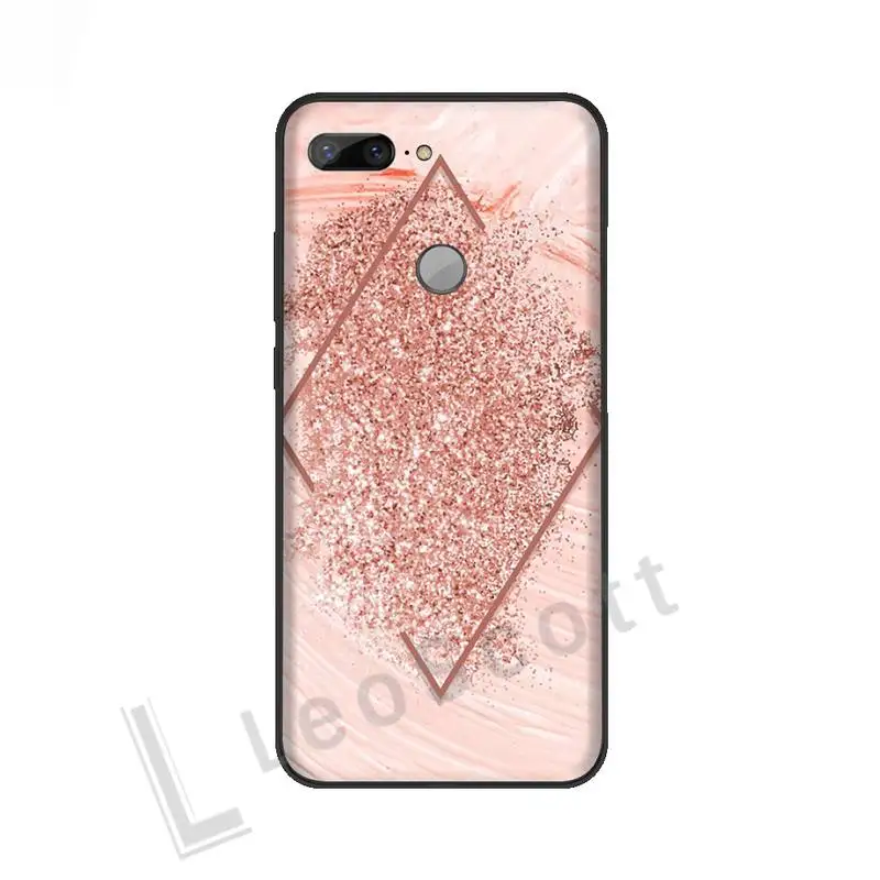 

Gold Rose Love heart Phone Case For Huawei Honor 7C 7A 8X 8A 9 10 10i Lite 20 NOVA 3i 3e