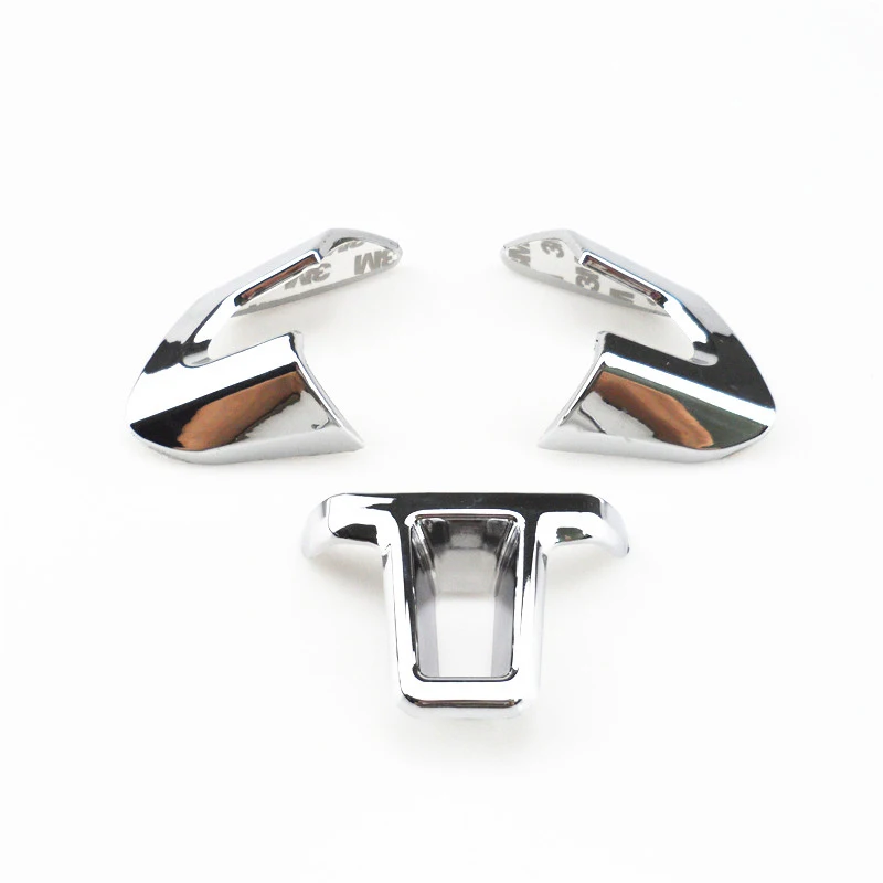 

3/6/9 o'clock steering wheel Sequins Trim ABS chrome sticker For Volkswagen VW New Sagitar Polo Bora GOLF 6 JETTA Santana parts