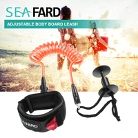 coiled wrist leash surf board bicep leash strap leash double swivels surfing leash leg rope safety gear access