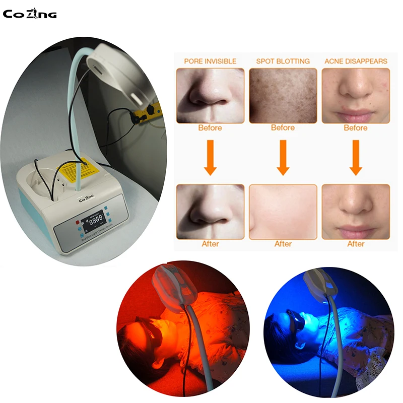 

Led PDT Bio-light Red Therapy Wound Healing Hair Regrowth Acne Treatment Beauty Salon Machine