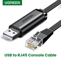 Консольный кабель Ugreen USB-RJ45, 1.5 м