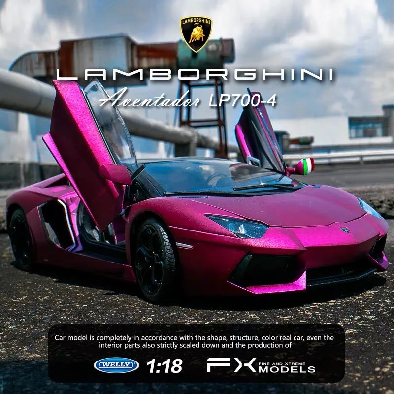 Welly 1: 18 Lamborghini Eventador LP700 Roadster модель автомобиля из сплава Коллекционная Подарочная