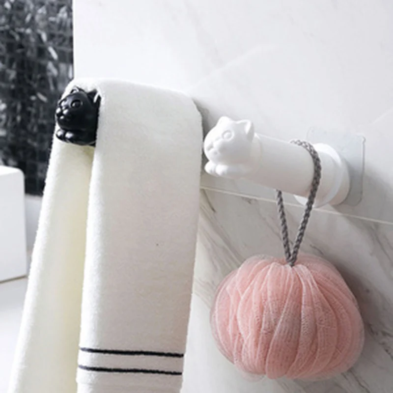 Креативный настенный держатель для рулона бумаги в форме кошки настенное