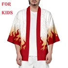 23 стиля аниме демон убийца Косплэй костюм Hashibira Inosuke Rengoku Kyoujurou Haori плащ Размеры 110-160 вечерние ролевая игра для детей