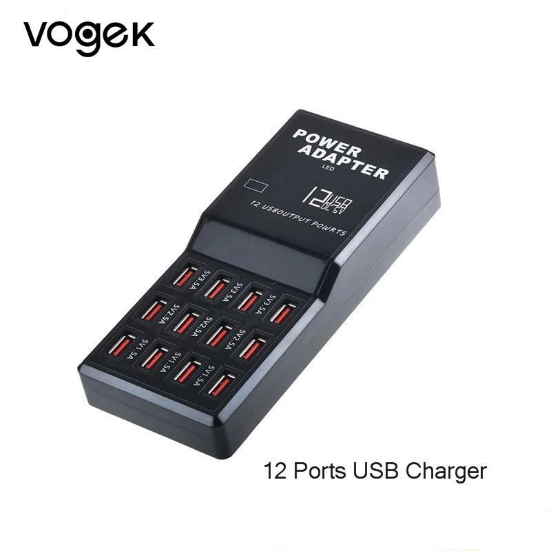 Дорожное зарядное устройство Vogek с американской вилкой умная зарядная станция 5 в