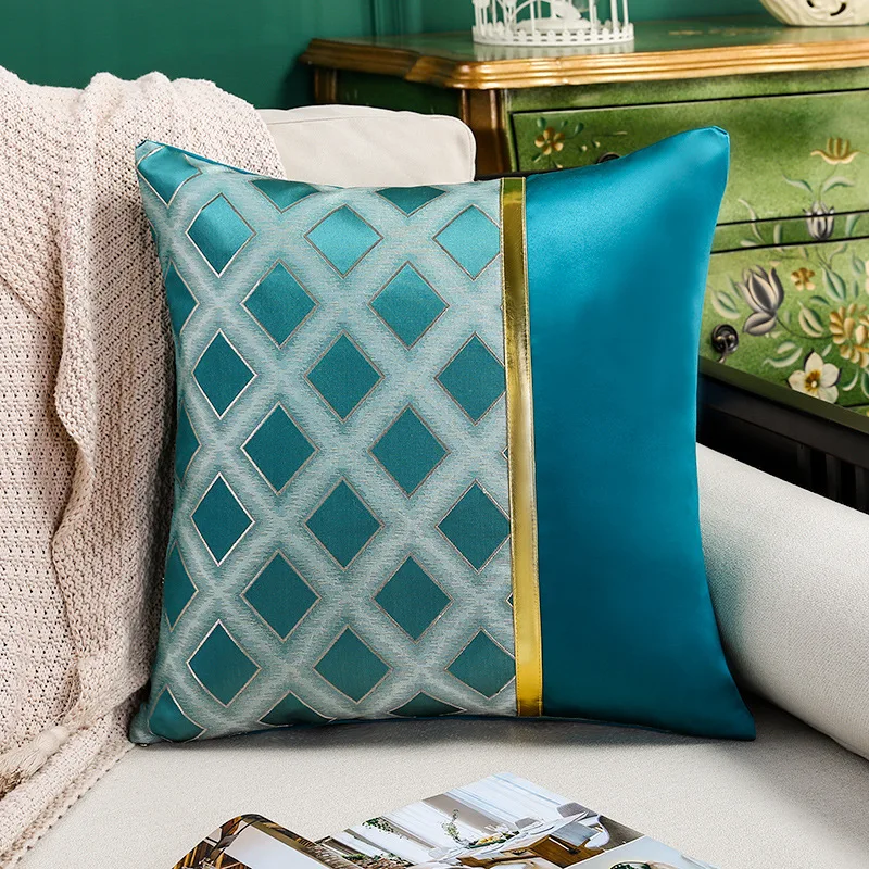 

19 Colors 45X45CM Luxury Delicate Decorative Cushion Cover Living Office Sofa Modern Pillow Cover Sofa Chair Bed Pillowcase