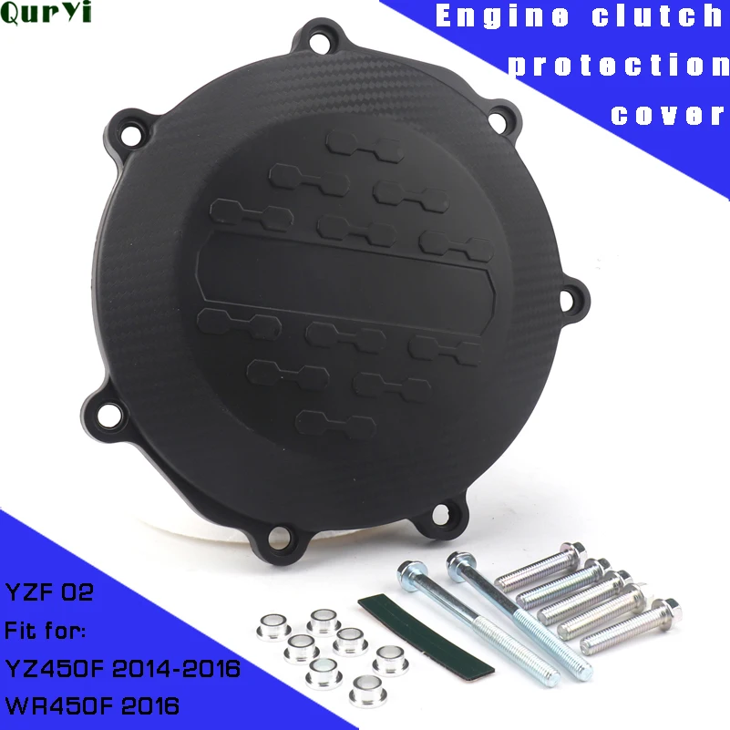 

Motorcycle Clutch Cover Protection Cover Fit For YAMAHA YZ450F YZ 450F 2014 2015 2016 WR450F WR 450F 2016