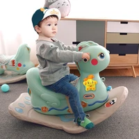 childrens toy rocking horse thickened plastic baby rocking chair rocking animal swing seat rocker newborn baby bouncers 16 y
