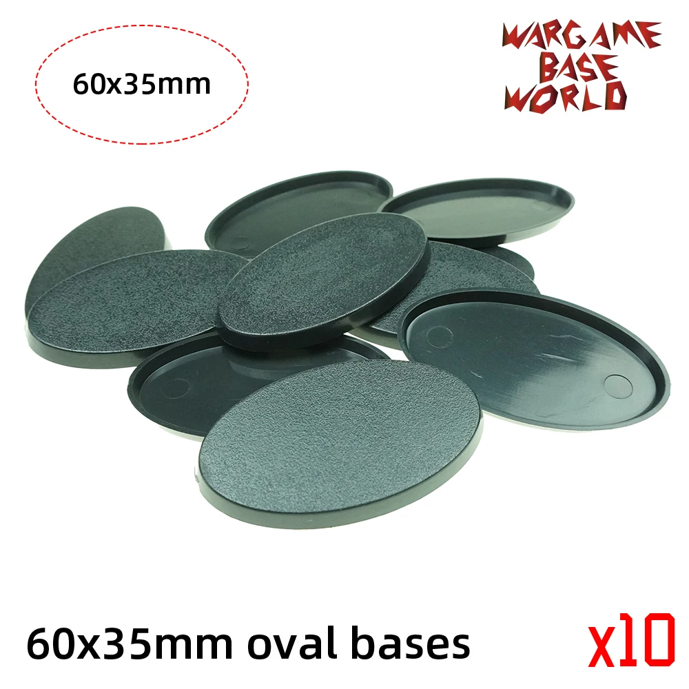 Wargame Base World-овальные основы-60x35 мм-60 мм x 35 мм - Цвет: 10