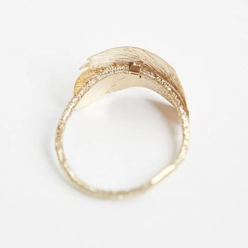 

Fashion Metal Leaf Hair Band Rope Gold Sliver Elastic Ponytail Holder Headband For Woman Korean Hair Accessories