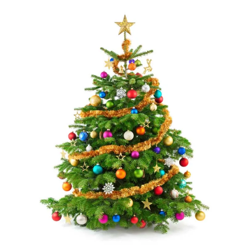 Рождественское украшение для свадьбы дня рождения 6 цветов/2 м украшения