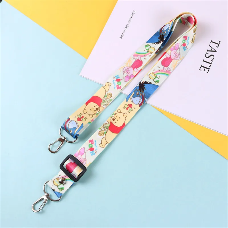 disney mickey minnie mouse mobile phone lanyards straps sling disney polyester camera id card holders key diy hang accessories free global shipping
