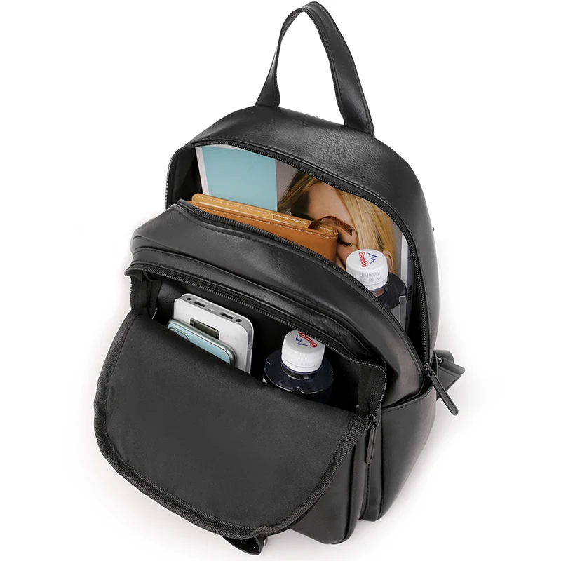 Женские кожаные рюкзаки винтажная женская сумка на плечо для путешествий