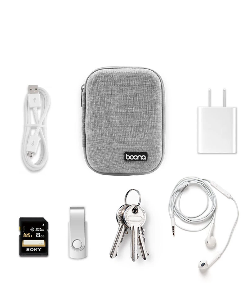 LIYIMENG EVA дорожная цифровая сумка для хранения кабеля подходит для power Bank гарнитура U диск линия передачи данных USB органайзер для устройств