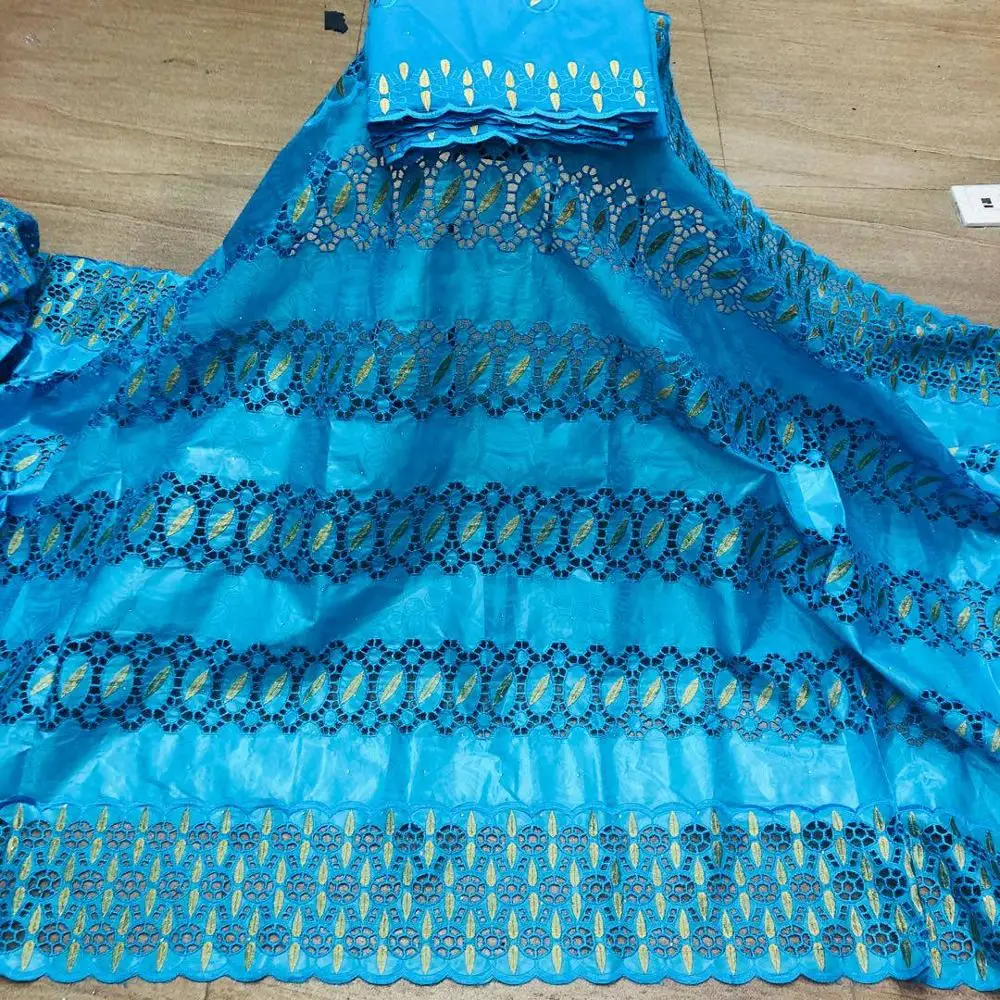 2020 Новая африканская кружевная ткань хлопок Базен riche getzner для ткани горячая