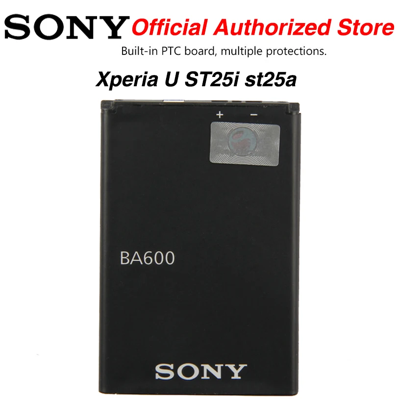 Оригинальный аккумулятор Sony Ericsson BA600 1290 мАч для Xperia U ST25i st25a|Аккумуляторы