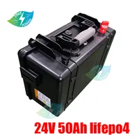 24v 50Ah LiFePO4 Battery lithium Battery pack for motorbike solar panel AGV ups Solar energy storage system backup power