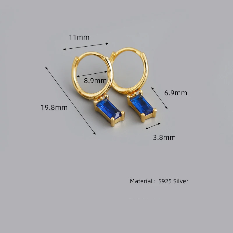 

Geometric Earrings for Women Hanging Dangle Modern Party Zircon Simple Trend Exaggeration Girls Gold Female