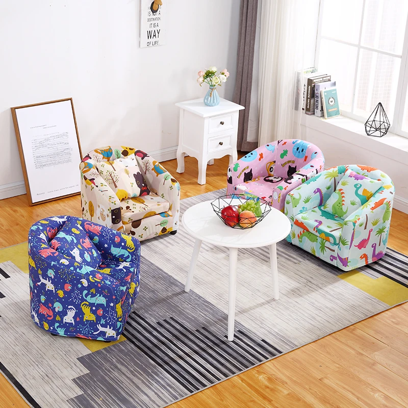 Детский диван из ткани мультяшная принцесса для девочек разборка и мытье