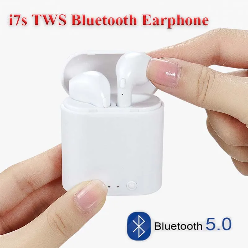 Высокое качество i7s Tws беспроводные наушники Bluetooth 5,0 наушники черный/белый цвет костюм для samsung iPhone наушники