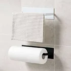 Держатель для бумажных полотенец для держатель кухонных салфеток, подвесной держатель для туалетной бумаги в ванной комнате, подставка для полотенец, домашняя подставка
