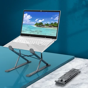 adjustable laptop stand portable base notebook stand support for macbook laptop holder computer tablet stand laptop table stand free global shipping