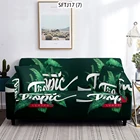 Чехол для дивана Morandi с изображением листьев, тропический цветок, плед на диване, чехлы для диванов, растительный чехол для гостиной, 3-местный чехол для дивана