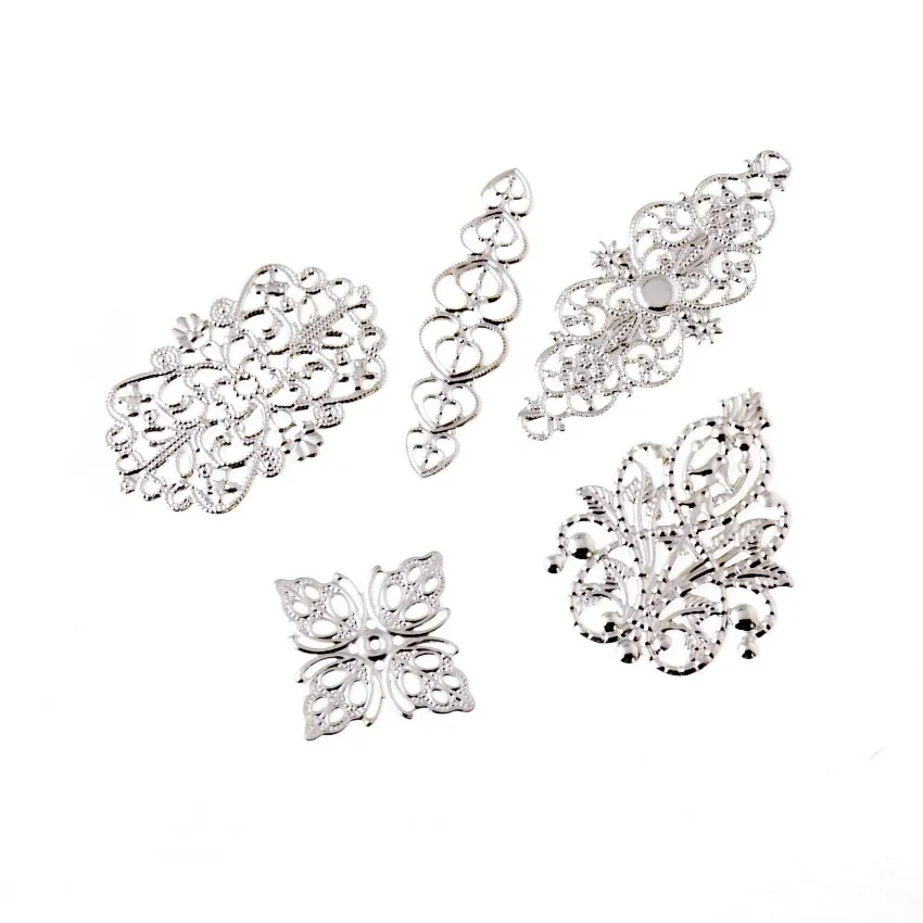 Бесплатная доставка 20 шт. смешанные коннекторы для филигранью бронзового тона