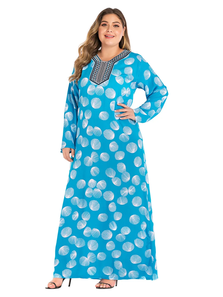 Женское платье макси с длинными рукавами|Мусульманская одежда| |