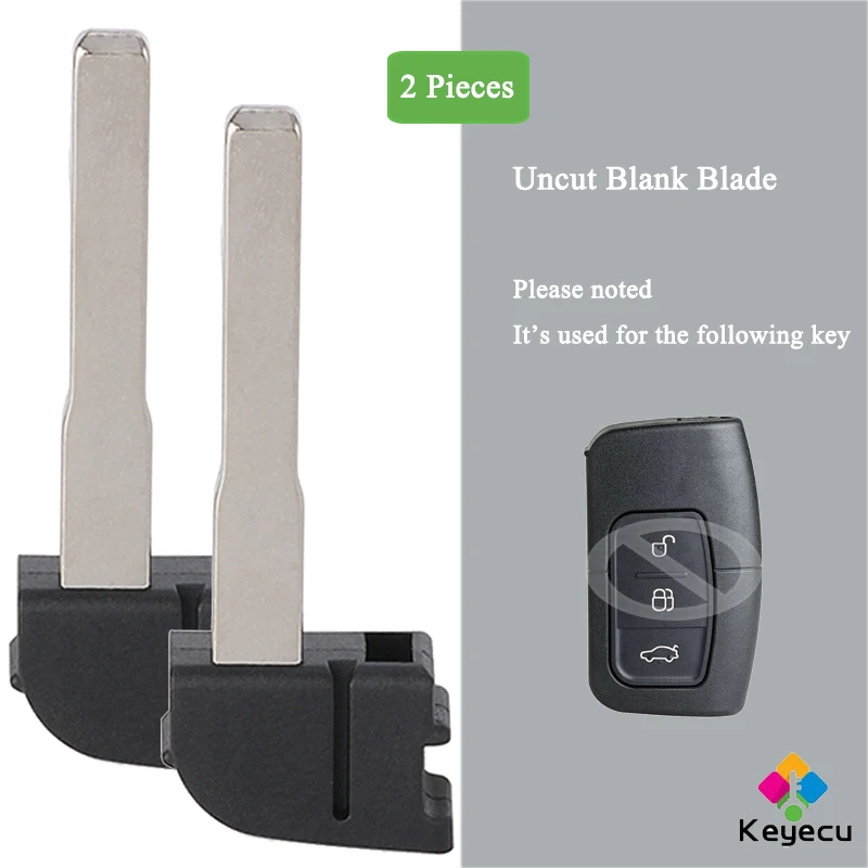 Запасной смарт пульт дистанционного управления KEYECU 2 шт. вставка для аварийного