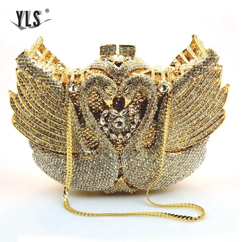 Модные роскошные сумки с кристаллами дизайнерские клатчи со стразами в виде