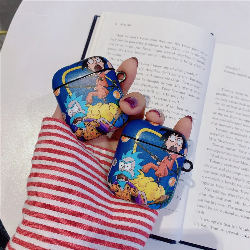 Рик Санчез и Морти Смит кроссовер Dragon Ball чехол для наушников для Apple Airpods 1/2 Мягкий ТПУ защитный чехол для наушников чехол s